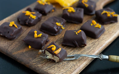 Chilisjokolade med appelsin- og cashewkrem