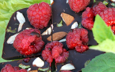 Sjokolade med bringebær og lime