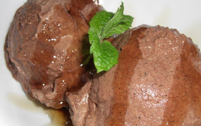 Rå cashewnøttis med sjokoladesmak