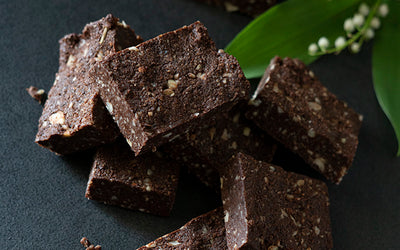 Enkel rå brownie med valnøtter