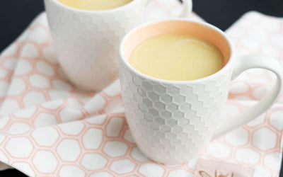 Hvit kakao med kokosmelkpulver