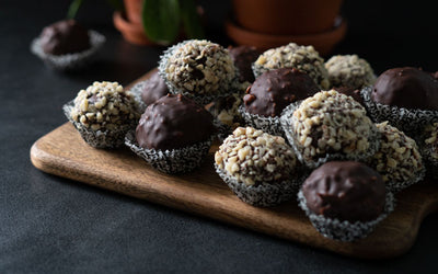 Hjemmelaget "Ferrero Rocher"