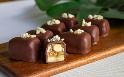 Peanøtt- og karamellbar