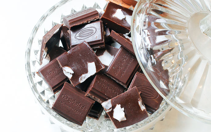 Mild havremelksjokolade med kokos