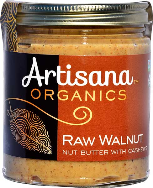 Økologisk valnøttsmør (rå), Artisana, 227g (B.F. 10/23)!