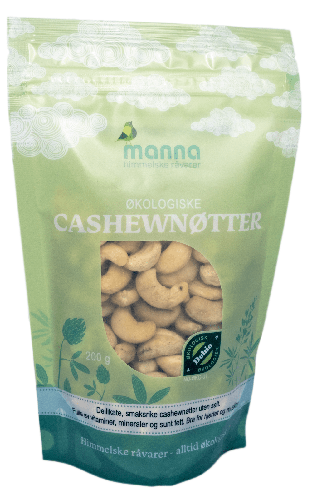 Cashewnøtter (økologisk), 200 g