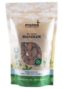 Mandler (økologiske), 200g (B.F. 05/24)