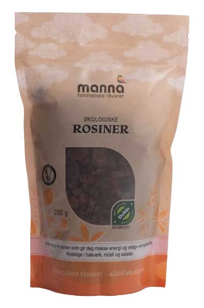Rosiner (økologiske), 250g